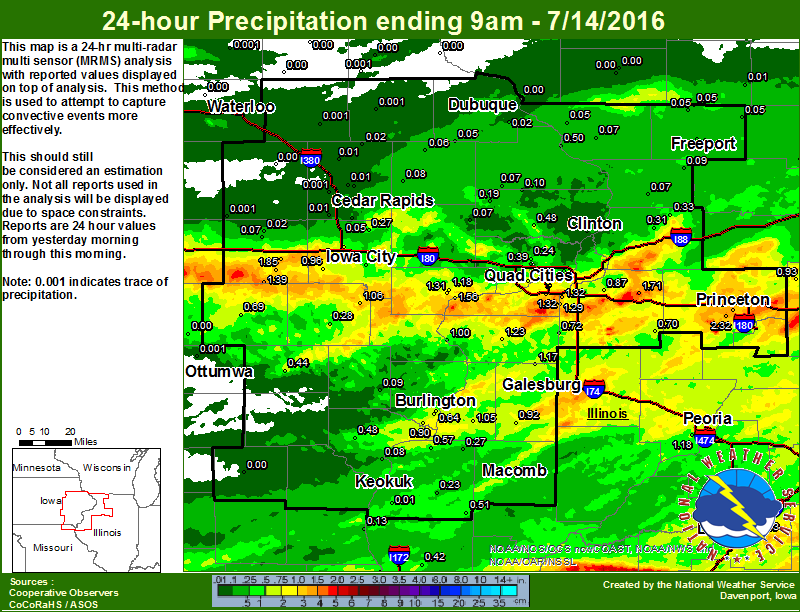 July 13, 2016 Severe Weather Recap